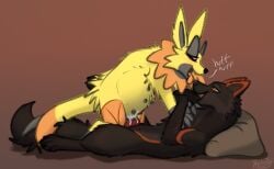 amber_eyes animal_genitalia animal_penis animal_vulva belly big_belly bodily_fluids canid canine canine_genitalia canine_penis canine_vulva canis closed_eyes cum cum_drip cum_in_vagina cum_inside digital_media_(artwork) dripping duo eeveelution female female_on_top female_penetrated feral feral_on_feral feral_penetrated feral_penetrating feral_penetrating_feral generation_1_pokemon generation_6_pokemon genital_fluids genitals heliofox heliolisk hi_res jolteon kael_(beleynn) leaking_cum looking_pleasured male male/female male_penetrating male_penetrating_female mammal multi_nipple nintendo nipples on_top open_mouth penetration penile penile_penetration penis penis_in_vagina pokemon pokemon_(species) pregnant pregnant_female pregnant_feral pregnant_sex sex simple_background tail tesla_(heliofox) tongue tongue_out vaginal_penetration vaginal_penetration vulva wolf