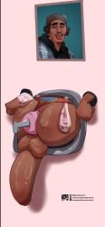 1boy actor anal_insertion ass ass_focus balls celebrity condom cum_filled_condom gay gay_male male male_focus male_only michael_cimino penis pleasurepuppynsfw real_person solo solo_male stuck stuck_in_wall testicles used_condom yaoi