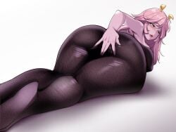 1girls artist_request ashido_mina_time-skip ass boku_no_hero_academia female female_focus female_only large_ass long_hair mina_ashido mina_ashido_curvy_(meme) mina_ashido_time-skip my_hero_academia my_hero_academia_(finale) pink_body pink_hair post-timeskip solo thick_thighs thighs wide_hips