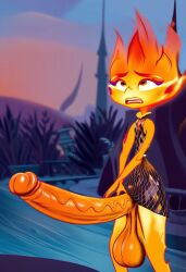 1futa ai ai_generated balls big_balls big_penis bottomless_skirt clothed clothing disney elemental_(pixar) ember_lumen erection erection_under_clothes erection_under_skirt female fire fire_creature fire_elemental fire_girl fire_humanoid flat_chest futa_only futanari hard_cock holding_penis huge_balls huge_cock huge_testicles humanoid humanoid_penis hyper hyper_balls hyper_penis intersex large_penis long_penis mostly_clothed penis penis_under_clothes penis_under_skirt pixar sagging_balls sagging_testicles skirt smooth_balls solo solo_futa testicles_clench thighs veiny_penis