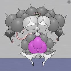 abs adult_swim aliasing american_opossum anthro artist_logo artist_name bar_emanata baseball_cap bedroom_eyes belly big_bulge big_muscles big_pecs bottom_heavy bulge bulge_expansion cartoon_network cheek_tuft clothing countershade_arms countershade_belly countershade_face countershading crop_top curvy_figure detailed_bulge digital_media_(artwork) emanata eyelashes facial_tuft fangs femboy flash_emanata footwear gassy's_gas_'n_stuff geometric_background gilbert_(gassy's_gas_'n_stuff) gloves_(marking) growth hat headgear headwear hi_res huge_bulge huge_muscles huge_pecs huge_thighs hyper hyper_biceps hyper_bulge hyper_muscles hyper_pecs hyper_thighs inner_ear_fluff knee_highs knee_socks legwear logo looking_at_viewer male mammal markings marsupial muscle_growth muscular narrowed_eyes pecs raised_tail sandals seductive shirt shoes signature simple_background small_waist smile smiling_at_viewer smirk smirking_at_viewer socks solo tail teeth text thatdawgmurray thick_thighs thong topwear tuft underwear virginia_opossum waist_shrinking wasp_waist watermark yellow_sclera
