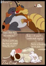 english_text food letterboxed no_humans pokemon_(creature) striped