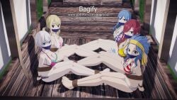 3d 5girls bagify bikini blonde_hair blonde_hair_female blue_hair blue_hair_female blue_tattoo bondage bound bound_ankles bound_arms erza_scarlet fairy_tail fairy_tail_mark female females_only gag gagged juvia_lockser leg_tattoo levy_mcgarden lisanna_strauss lucy_heartfilia multiple_girls red_hair red_hair_female swimsuit tattoo white_hair white_hair_female