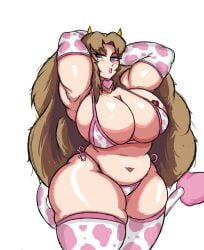 belly cowprint female limbus_company littleteze project_moon rodion_(limbus_company)
