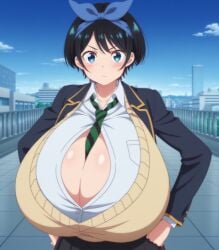 1girls absurdres after_sex age_progression aged_up ai_generated areola areola_slip areolae bare_shoulders before_and_after big_ass big_breasts big_nipples big_thighs bimbo bimbofication blush blushing_at_viewer bottom_heavy bottomless bow bowtie bra braid breast_expansion breast_suppress breasts breasts_bigger_than_head breasts_out bubble_ass cleavage cleavage_cutout clothes_around_waist clothing_cutout collarbone covered_nipples covering_breasts cowboy_shot curvaceous curvy day detached_sleeves dutch_angle earrings elmenois embarrassed expansion expansion_sequence fake_breasts fat fat_ass female female_focus from_below full_body fully_clothed fully_clothed_female gigantic_ass gigantic_breasts gigantic_butt gigantic_thighs grabbing grabbing_another's_breast gyaru hair_between_eyes hair_ornament hand_on_own_breast headband heart heart-shaped_pupils hentai hi_res high_heeled_shoes high_heels high_resolution highres hips hourglass_figure huge_areolae huge_ass huge_breasts huge_butt huge_cleavage huge_nipples hyper_breasts inflation jewelry kanojo_okarishimasu large_breasts leotard long_hair looking_at_viewer looking_to_the_side loose_bowtie makeup milf mommy musk navel nipples no_bra no_bra_under_clothes open_clothes open_mouth open_shirt oppai orange_hair panties pelvic_line pleated_skirt ponytail pov progression puffy_areola sand sarashina_ruka school_uniform schoolgirl scrunchie sea sequence shiny_clothes shirt shoes short_hair simple_background skin_tight skirt smile solid_color_background solo solo_female solo_focus spread_legs standing standing_female straight straight_hair sweater sweater_around_waist symbol-shaped_pupils thick_ass thick_legs thick_thighs thighs toned toned_body toned_female toned_stomach top_heavy transformation uncensored undersized_clothes underwear upper_body voluptuous voluptuous_female walking wet_clothes wet_panties wide_hips