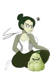 1girls anthro anthrofied ass breasts female flora_fauna plant plant_girl plant_humanoid plantie plants_vs._zombies plants_vs_zombies popcap_games pussy squash_(pvz)