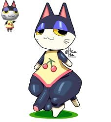 1boy 1femboy 2025 animal_crossing anthro anthro_femboy anthro_only artist_name ass balls big_ass big_balls big_butt big_penis black_body black_ears black_fur black_tail bottom_heavy bottom_heavy_femboy bottom_heavy_male clothing crossdressing digital_media_(artwork) domestic_cat felid feline felis femboy femboy_only fur genitals girly grass green_clothing green_shirt green_tank_top green_topwear half-closed_eyes huge_cock hung_femboy hung_trap karikhuri looking_away male male_only mammal multicolored_body multicolored_clothing multicolored_fur multicolored_shirt multicolored_tail multicolored_tank_top multicolored_topwear narrowed_eyes nintendo on_grass penis pink_clothing pink_shirt pink_tank_top pink_topwear plant punchy_(animal_crossing) red_clothing red_shirt red_tank_top red_topwear shirt simple_background smile solo tail tank_top text thick_thighs topwear trap walking whiskers white_background white_body white_fur white_tail yellow_body yellow_clothing yellow_fur yellow_shirt yellow_tail yellow_tank_top yellow_topwear