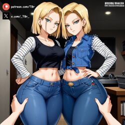 android 18 from dragon ball by t8r