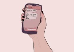 1boy dumeefany five_nights_at_freddy's message michael_afton phone pissgag smartphone y/n