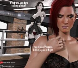 2girls 3d alcina_dimitrescu big_ass big_breasts big_thighs breasts bust busty capcom cd_projekt_red cera_production chest crossover curvaceous curvy curvy_figure cyberpunk cyberpunk_(series) cyberpunk_2077 female hips hourglass_figure huge_ass huge_breasts huge_thighs large_ass large_breasts large_thighs legs light-skinned_female light_skin mature mature_female milf pale-skinned_female pale_skin resident_evil resident_evil_8:_village slim_waist tall tall_female tall_girl taller_female taller_girl thick thick_hips thick_legs thick_thighs thighs v_(cyberpunk_2077) valerie_(cyberpunk_2077) voluptuous waist wide_hips wide_thighs