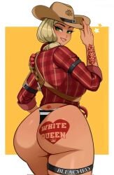 bleached green_eyes queen_of_hearts rustler storycatt