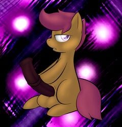 1boy abstract_background animal_genitalia animal_penis balls big_balls equine equine_penis erection femboy feral friendship_is_magic genderswap_(ftm) hair horse huge_penis krystil lamiaaaa looking_at_viewer male male_only my_little_pony penis pony rule_63 scootaloo_(mlp) scootaroll_(mlp) solo toony