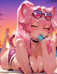 adjusting_hair ai_assisted ai_generated ass ass_bigger_than_head ass_expansion ass_focus ass_grab ass_up beach big_ass big_breasts bikini breasts bubble_butt bunilew cameltoe cat_ears cat_humanoid cat_tail catgirl condom condom_in_mouth dumptruck_ass eyelashes eyeliner eyes eyeshadow fat_ass feline female furry furry_female hair high_resolution highres holding_condom horny huge_ass huge_breasts huge_butt japanese japanese_text leopard lingerie make-up mature messy_hair micro_bikini patreon patreon_url patreon_username pink_hair posing posing_for_the_viewer pussy raora_panthera sea sex shiny solo_focus spread_anus spread_legs spread_pussy spreading uncensored vagina vtuber vtuberfanart