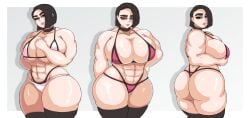bikini female huge_breasts limbus_company littleteze meursault_(limbus_company) project_moon rule_63