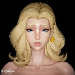 3d blue_eyes earring invisible_woman_(marvel_rivals) looking_at_viewer marvel_rivals sfw sue_storm sue_storm_(marvel_rivals) yeetiques