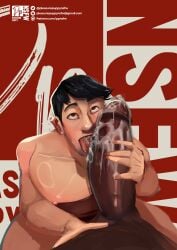 2boys artist_name asian asian_male big_hero_6 blacked_male completely_nude completely_nude_male cum cum_on_penis dark-skinned_male dark_penis disney english_text gay grabbing_penis interracial light-skinned_male male male_focus male_only marvel marvel_comics muscular muscular_male naked naked_male nipples nude nude_male pecs pectorals penis penis_on_face pleasurepuppynsfw tadashi_hamada text wasabi-no-ginger yaoi