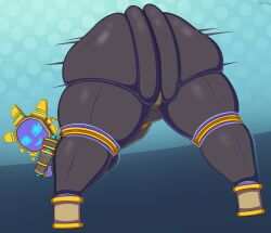 1girls 2025 android ass ass_focus ass_up cel_shading clapping_cheeks commission completely_nude dannyiac eleanor_(geargrinder44) face_down_ass_up female female_only fembot glowing glowing_eyes grey_skin huge_ass humanoid looking_at_viewer looking_back looking_back_at_viewer motion_lines naked naked_female nude nude_female original pussy robot robot_girl screen_face solo solo_female thick_thighs thighs