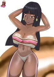 big_breasts black_hair brown_eyes chel chel_(the_road_to_el_dorado) dark_skin dreamworks psychoheaven shiny_skin the_road_to_el_dorado