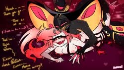 after_sex cherri_bomb_(hazbin_hotel) dosukeii dubious_consent looking_pleasured rape sir_pentious_(hazbin_hotel) tagme