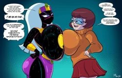 2girls alien alien_girl alien_humanoid ameizing_lends ameizing_lewds big_ass big_breasts big_thighs black-skinned_female black_body breast_expansion breast_press breasts bust busty chest crossover curvaceous curvy curvy_figure dark-skinned_female dark_skin digital_media_(artwork) duck_dodgers enormous_breasts female female_focus gigantic_breasts hips hourglass_figure huge_ass huge_breasts humanoid hyper_breasts large_ass large_breasts legs light-skinned_female light_skin long_hair looney_tunes martian martian_(duck_dodgers) massive_breasts mature mature_female queen queen_tyr'ahnee royalty scooby-doo short_hair thick thick_hips thick_legs thick_thighs thighs top_heavy velma_dinkley voluptuous voluptuous_female waist warner_brothers wide_hips