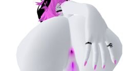 acidgvrl anal ass ass_spread cum jaakusameyumi spread_ass vagina virtual_youtuber vtuber