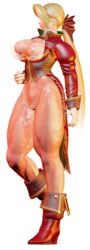 3d beta_project blonde_hair breasts dead_or_alive female helena_douglas muscles nipples nude oppai pubic_hair red_suit uncensored