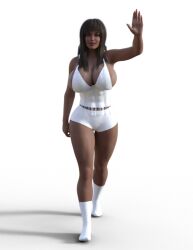 3d abs dark-skinned_female hyper_breasts muscular_female notoriouscrs