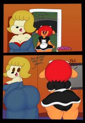 3barts ass big_ass big_breasts comic halloween lammy_lamb lesbian maid mama_parappa parappa_the_rapper playstation sony sony_corporation sony_interactive_entertainment um_jammer_lammy yuri