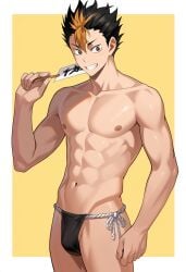 ai_generated akira akira_(pixiv63815367) fundoshi gay haikyuu!! yaoi