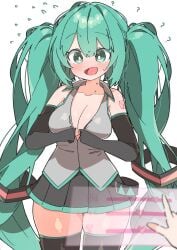 ? ass_expansion body_slider breast_expansion breast_slider confused hatsune_miku oblivious slider slider_(control) thick_thighs thighs uruti_2388 vocaloid