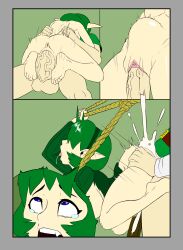 cum_in_pussy link_(ocarina_of_time) rope saria vaginal_penetration