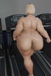 3d agatha_baker animated futanari huge_ass huge_balls huge_breasts huge_cock sfmnewbie solo tagme treadmill video voluptuous walking