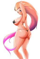 bikini chubby chubby_female fat_ass heterochromia league_of_legends milf zoe_(league_of_legends)