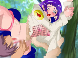 ambiguous_consent censored coat female human hyuuga_hinata hyuuga_hinata(genin) male naruto naruto_(classic) paroden sex short_hair straight violet_hair white_eyes