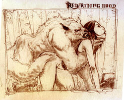 big bad wolf fan art