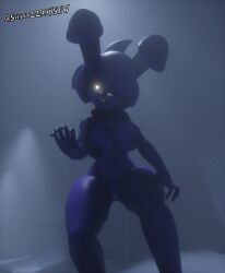 3d black_eyes bonfie bonfie_(cryptia) bonnie_(cally3d) bonnie_(fnaf) cally3d clazzey cryptiacurves fazclaire's_nightclub female female_focus female_only five_nights_at_freddy's fnaf fredina's_nightclub looking_at_viewer scottgames silver2299 solo