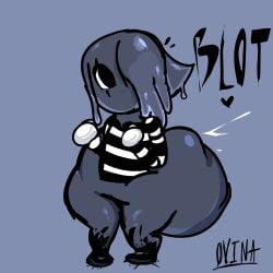 big big_ass big_thighs blot_(dandy's_world) dandy's_world dumptruck_ass wide_hips