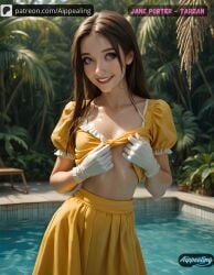 ai_generated aippealing ass bra breasts disney explicit hot jane lingerie nsfw nudes panties porter sexy slut tarzan underwear