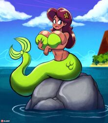 1girls 2025 aladeen artist_name ass big_ass big_breasts bra breasts breasts_bigger_than_head english english_text female female_focus female_only fish_tail huge_breasts marina_(zig_and_sharko) merfolk mermaid mermaid_tail mostly_nude mostly_nude_female nude nude_female patreon patreon_logo patreon_username red_hair red_hair red_hair_female redhead_female solo solo_female solo_focus starfish starfish_hair_ornament tan-skinned_female tan_body tan_skin text thick_thighs thighs xilam zig_and_sharko