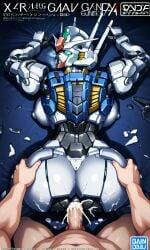 1girls ai_generated anus ass_focus ass_view asshole back_view being_held breasts cumming_inside female from_behind grabbing_ass gundam gundam_aerial gundam_suisei_no_majo hand_on_butt humanoid looking_at_viewer mecha mobile_suit robot robot_girl thick_ass thick_thighs tight_ass