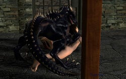 3d dragon dragonfood erection gay human interspecies male penis