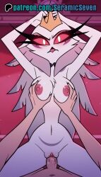 1boy 1boy1girls 1girls 2025 2d ai ai_generated anime anime_style anthro anthro_penetrated breasts completely_naked completely_naked_female completely_naked_male completely_nude completely_nude_female completely_nude_male crown eye_contact female furry grabbing_breasts groping groping_breasts helluva_boss hetero_sex heterosexual human_on_anthro light-skinned_male looking_at_viewer male male/female milf mommy naked nude owl owl_demon penis pussy seramic_seven sex sexual_intercourse stella_(helluva_boss) straight uncensored uncensored_breasts uncensored_nipples uncensored_penis uncensored_pussy uncensored_vagina vaginal_insertion vaginal_penetration vaginal_sex