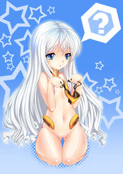 bikini kyoukaisenjou_no_horizon mizutsuki_rei pointy_chin pussy tagme