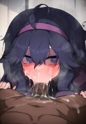 1boy 1girls @_@ after_fellatio after_oral after_sex ahoge bangs blowjob blush censored censored_penis clothed cock cum cum_drip cum_in_mouth cum_string cum_trail cumdrip cumshot cumstring cute dark-skinned_male dark_skin dick facial fellatio female female_focus game_freak hairband heart-shaped_pupils hex_maniac hi_res high_resolution highres hizake interracial interracial_sex kashu_(hizake) kneeling_oral_position light-skinned_female light_skin long_hair looking_at_partner male male/female mosaic_censoring nintendo npc_trainer oral oral_creampie oral_sex penis penis_in_mouth pokemon pokemon_(game) pokemon_xy sex spiral_eyes sucking sucking_penis swallowing zipper