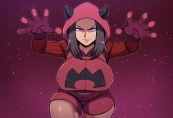 1girls ai_generated big_breasts female game_freak human large_breasts mullon nintendo novelai pokemon pokemon_oras pokemon_rse solo solo_female solo_focus team_magma team_magma_grunt thick_thighs villain villainess voluptuous wide_hips