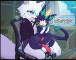 1boy anthro battle_principal_yuumi domestic_cat furry futanari league_of_legends riot_games yuumi_(lol)