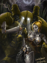 4_fingers biped blitzcrank blonde_hair blue_eyes breasts digital_media_(artwork) duo female female_penetrated fingers glowing glowing_eyes hair humanoid_face league_of_legends leashplease machine male male_penetrating mechanical metallic_body nipples open_mouth orianna penetration robot robot_girl robot_joints sex signature straight vaginal_penetration video_games white_eyes