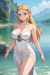 botw breath_of_the_wild large_breasts loz princess_zelda swimming the_legend_of_zelda wet zelda zelda_(breath_of_the_wild) zelda_(skyward_sword) zelda_(tears_of_the_kingdom) zelda_(twilight_princess)