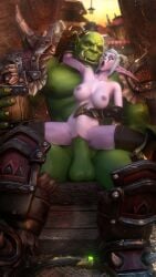 1boy 1girls 3d ahe_gao belly_bulge big_breasts blizzard_entertainment female green_skin horde_domination horde_symbol huge_cock interspecies maiev_shadowsong night_elf orc orc_(warcraft) orgrimmar public purple_skin sex spread_legs thick_thighs thighhighs vaginal_penetration vaginal_penetration vaginal_sex voluptuous voluptuous_female warcraft white_hair wide_hips world_of_warcraft zentaeron