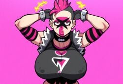 1girls ai_generated big_breasts female game_freak human large_breasts mullon nintendo novelai pokemon pokemon_ss solo solo_female solo_focus team_yell team_yell_grunt team_yell_grunt_(female) villain villainess voluptuous